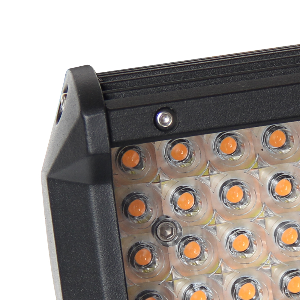 Barra de luz LED de 4 pulgadas de doble color Strobe Quad JG-9643BS