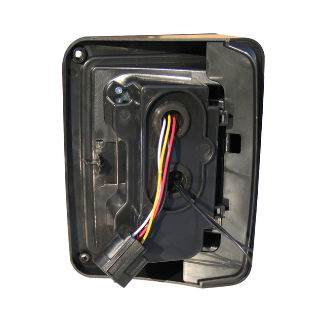  Luces traseras de estilo de diamante ahumado LED para 07-17 Jeep Wrangler JG-W008D