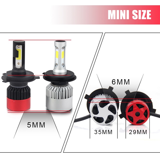 Kit de conversión de faros LED para coche Bulb S2 Mini