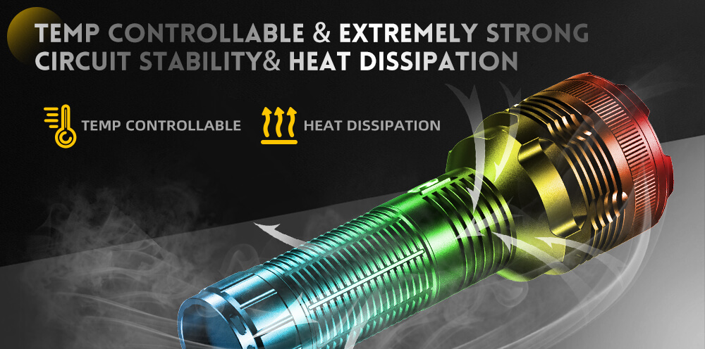 Calefacci&oacute;n de largo alcance ligero de la antorcha