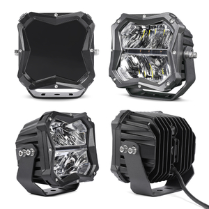 Faro delantero LED de 7 pulgadas, con aprobación DOT, DRL, kit de focos con  halo para diversos modelos, negro