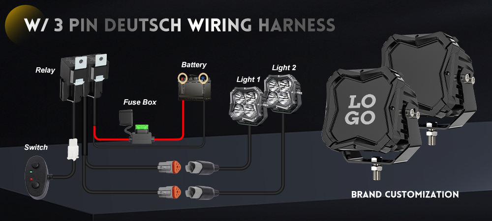 Luces de conducci&oacute;n China