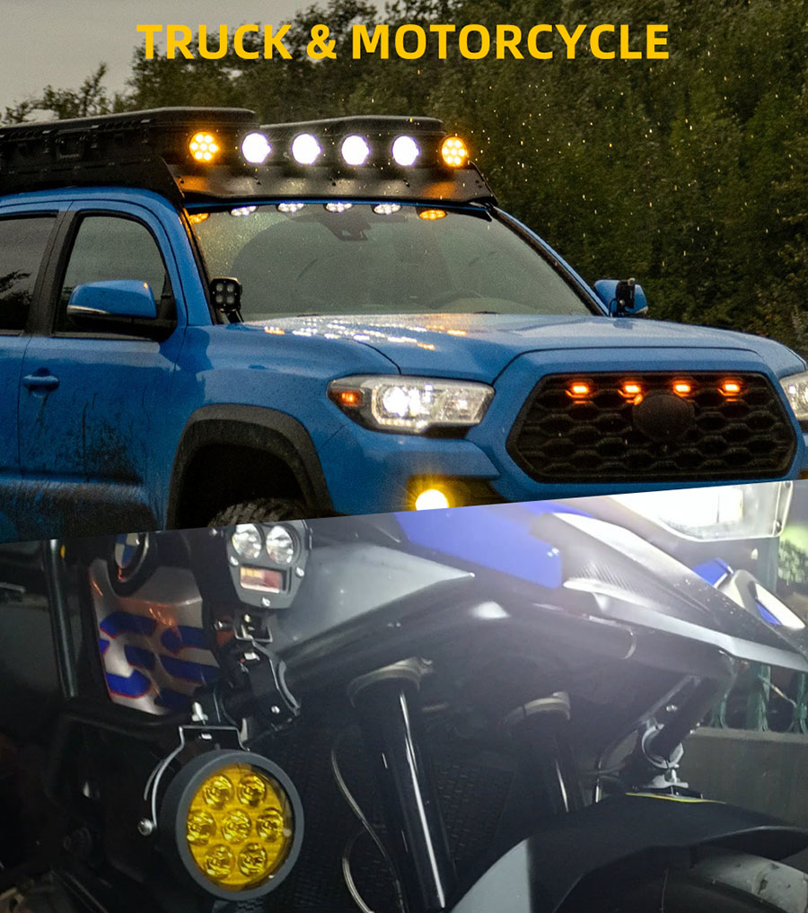 Aplicaci&oacute;n LED Motorcycle Spotls