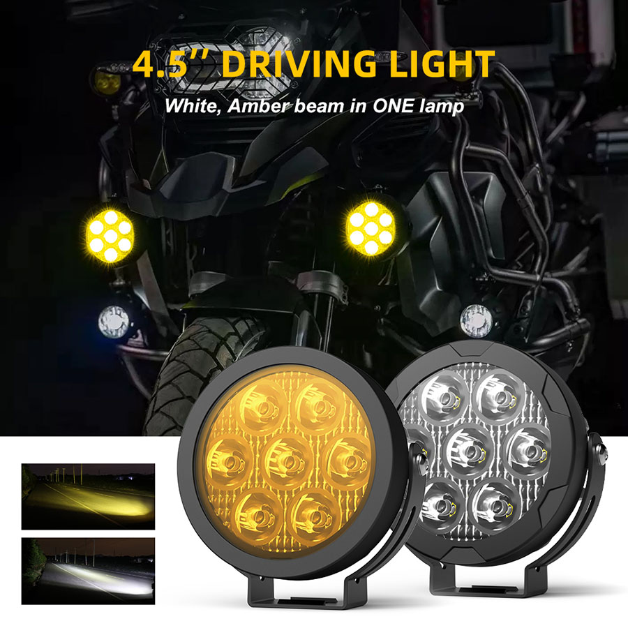 Luces auxiliares para motocicletas 60W