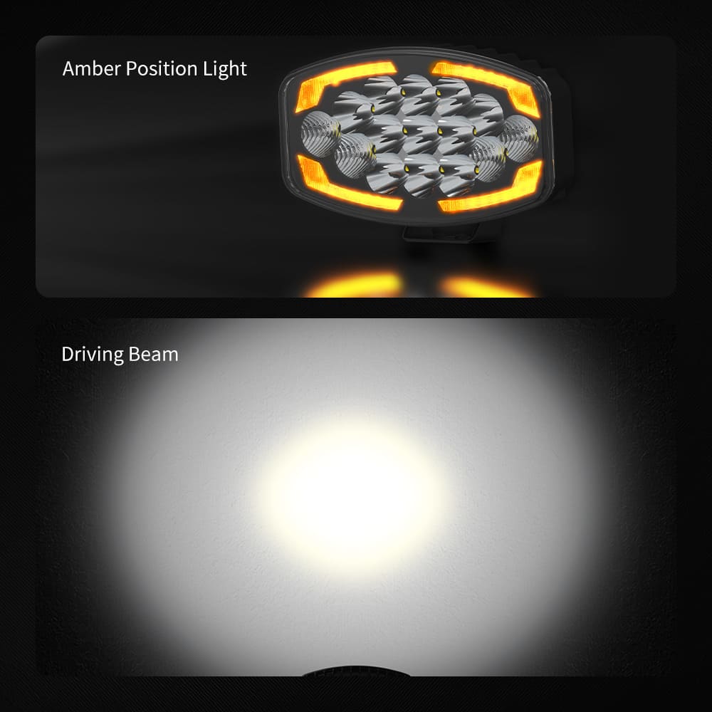 Luz de conducción de camiones LED de 32 W para vehículos pesados-958-4A-15