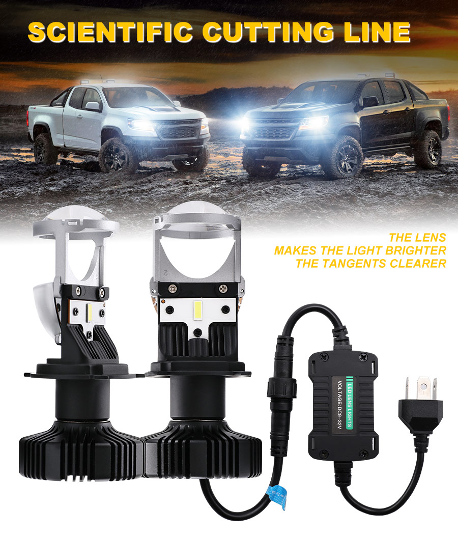 LED Mini Projector H4 Bulb Supply JG-Y1 Detalles