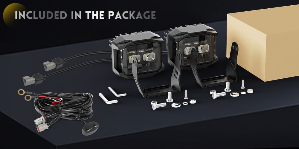 Lista de verificaci&oacute;n del paquete de luces de disparo lateral f996dz-5