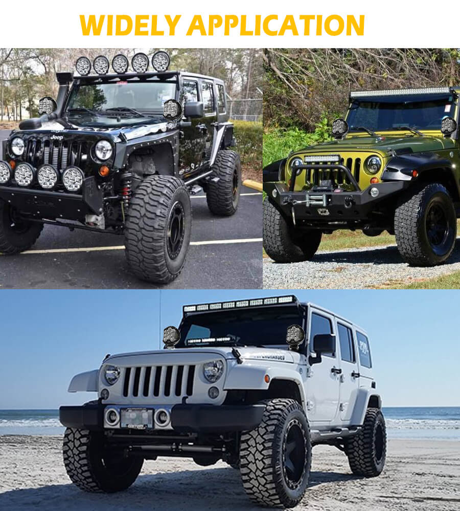 Aplicaci&oacute;n de viga combinada de luz de conducci&oacute;n fuera de carretera JG-909