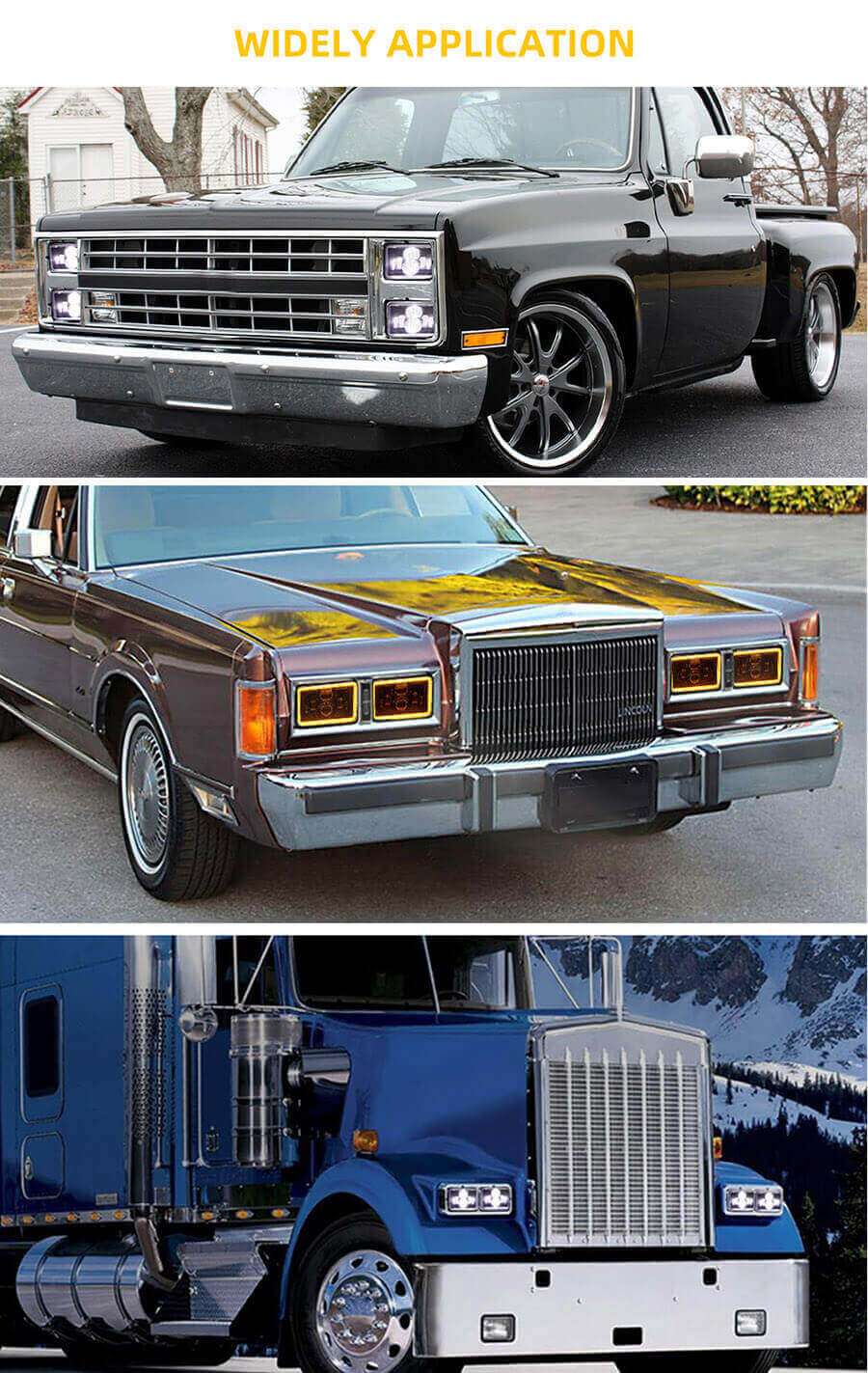 PROYECTOR 4X6 HALO RUNN TRACK CURANTE FAUTION JG-T001ZQ APLICACI&Oacute;N