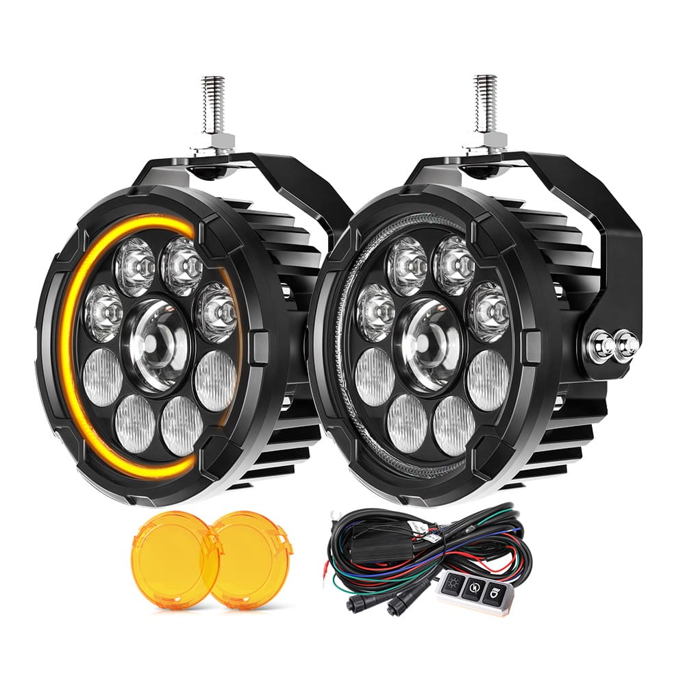 Luz de conducci&oacute;n de haz de alta resistencia de 4.5 pulgadas