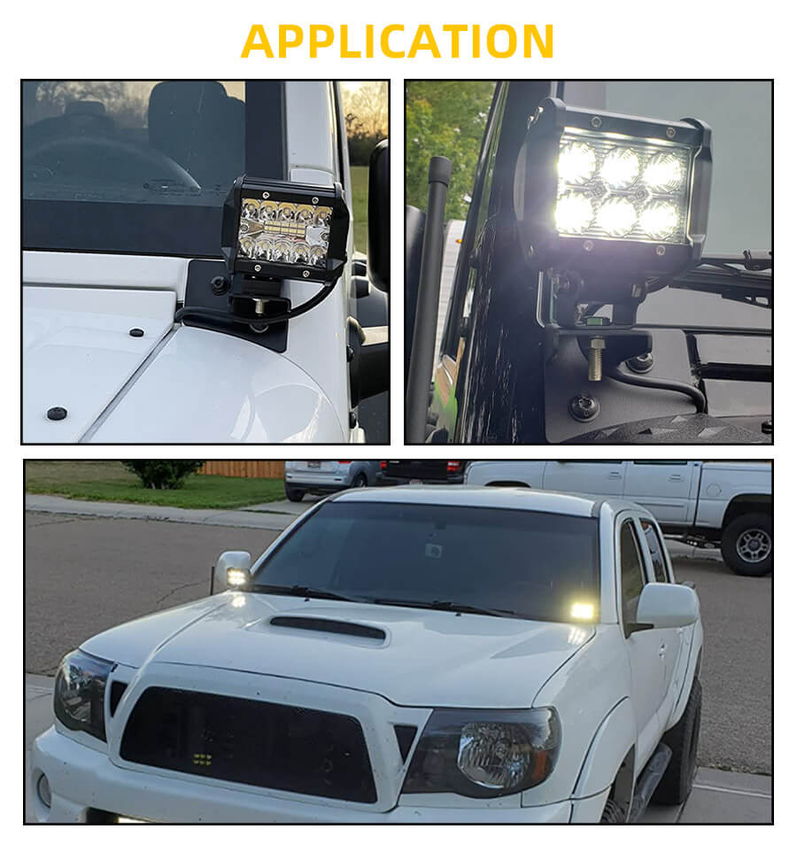 Aplicaci&oacute;n de la esquina de la bisagra del parabrisas Jeep JK JG-JP001