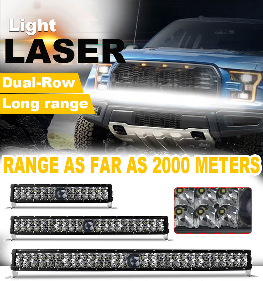Barra de luz LED l&aacute;ser Super Bright Off Road con distancia de exposici&oacute;n 2000m JG-L9620 Detalles