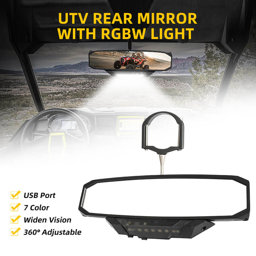 RGB UTV Center Retrow View Mirror JG-JZD-12L Detalles
