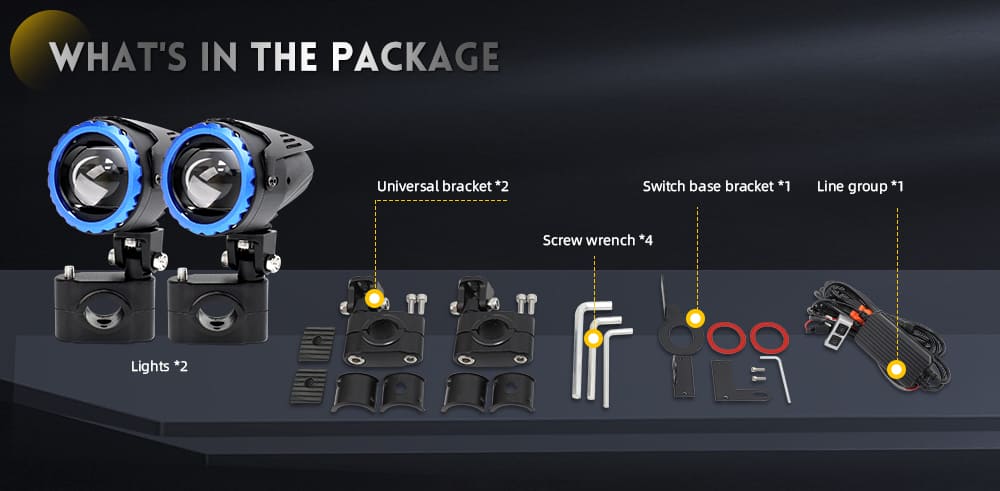 Luz de motocicleta LED impermeable con clasificaci&oacute;n IP68