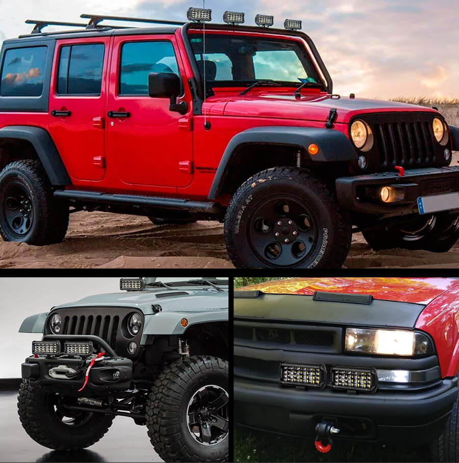 Pasos de vainas fuera de carretera LED