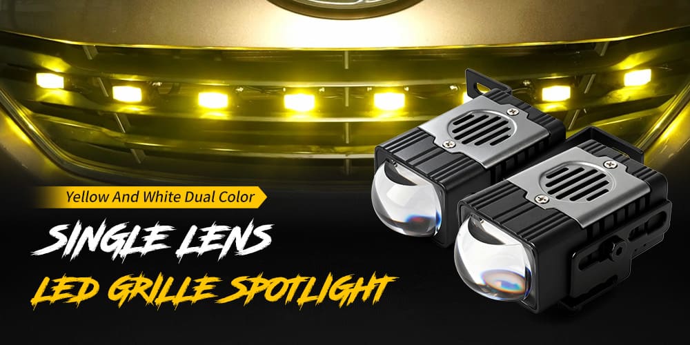 Foco-foco-de-rejilla-LED-de-lente-&uacute;nica-de-dos-colores-iluminaci&oacute;n-todoterreno-para-camiones-de-haz combinado-amarillo-blanco