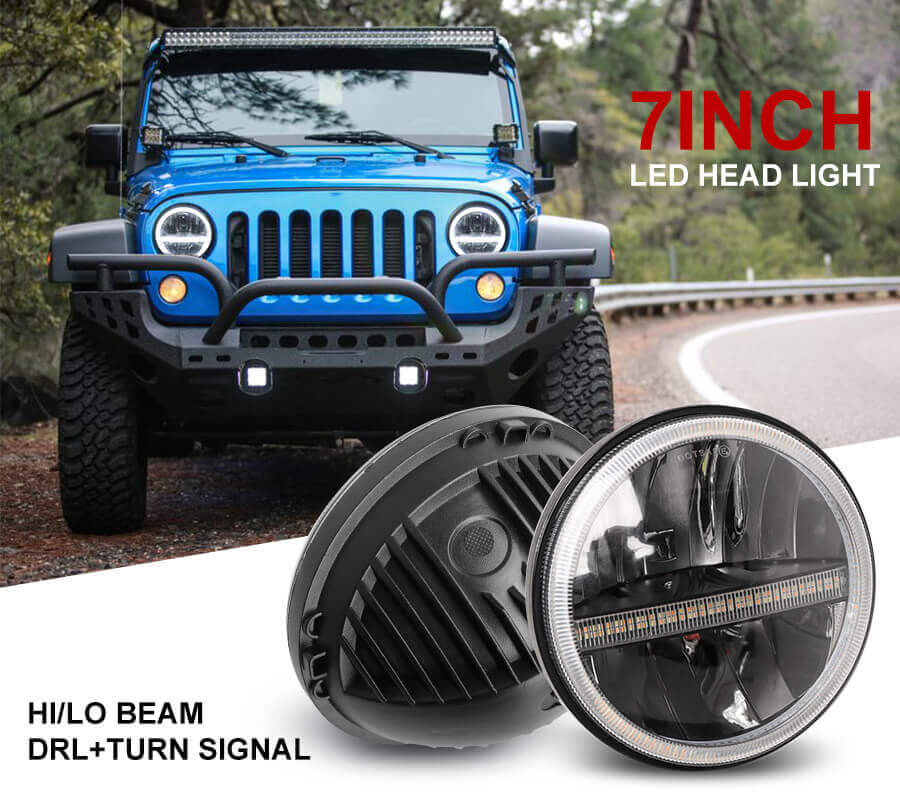 EAGLE Series &reg;7 pulgadas Halo Dual LED LED LED JG-J004HP Detalles