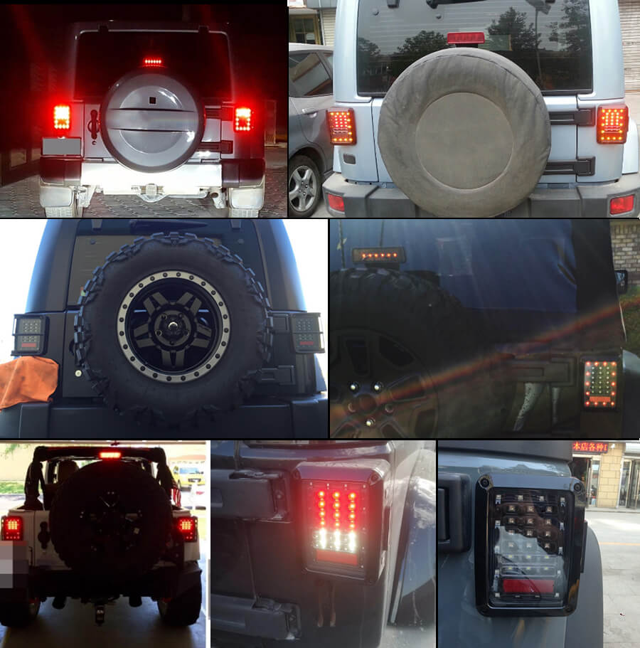 Wrangler JK Tail Light 2007-2017 Aplicaci&oacute;n JG-W008 al por mayor