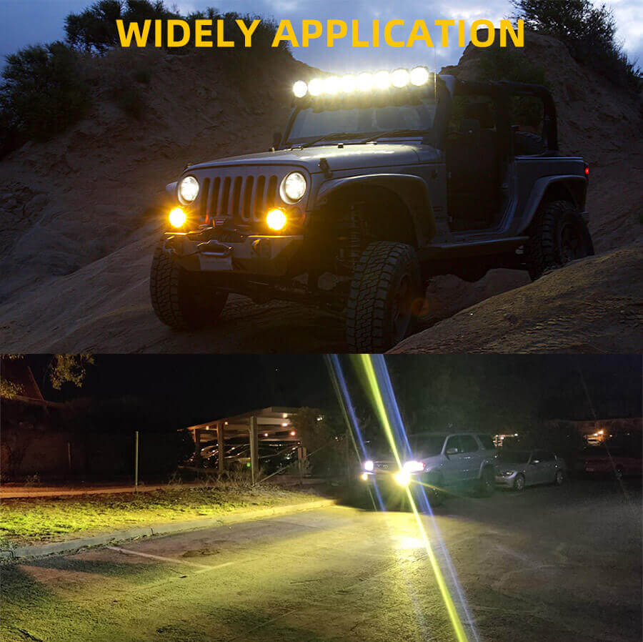 Luces de conducci&oacute;n redondas de 5 pulgadas al por mayor Aplicaci&oacute;n JG-LBY050