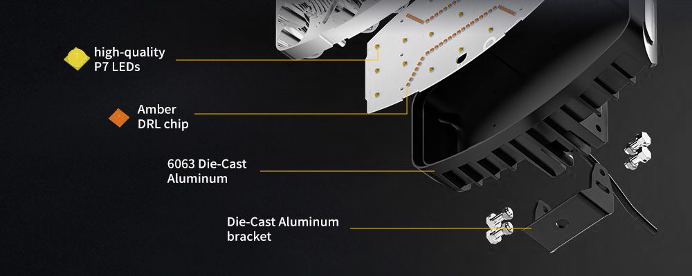 luces de carretera m&aacute;s brillantes