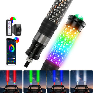 Luces de látigo láser Fatty RGB 2 en 1 para UTV