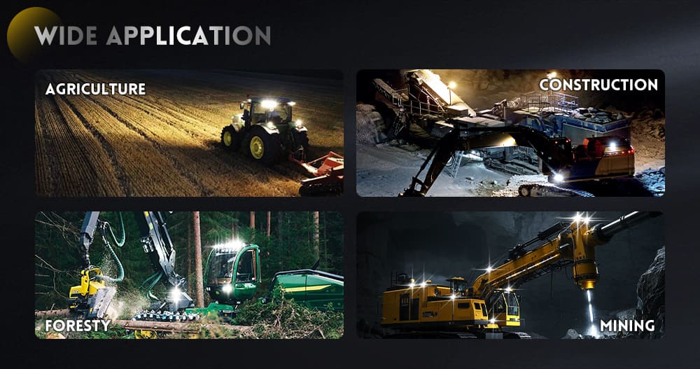 focos del tractor LED