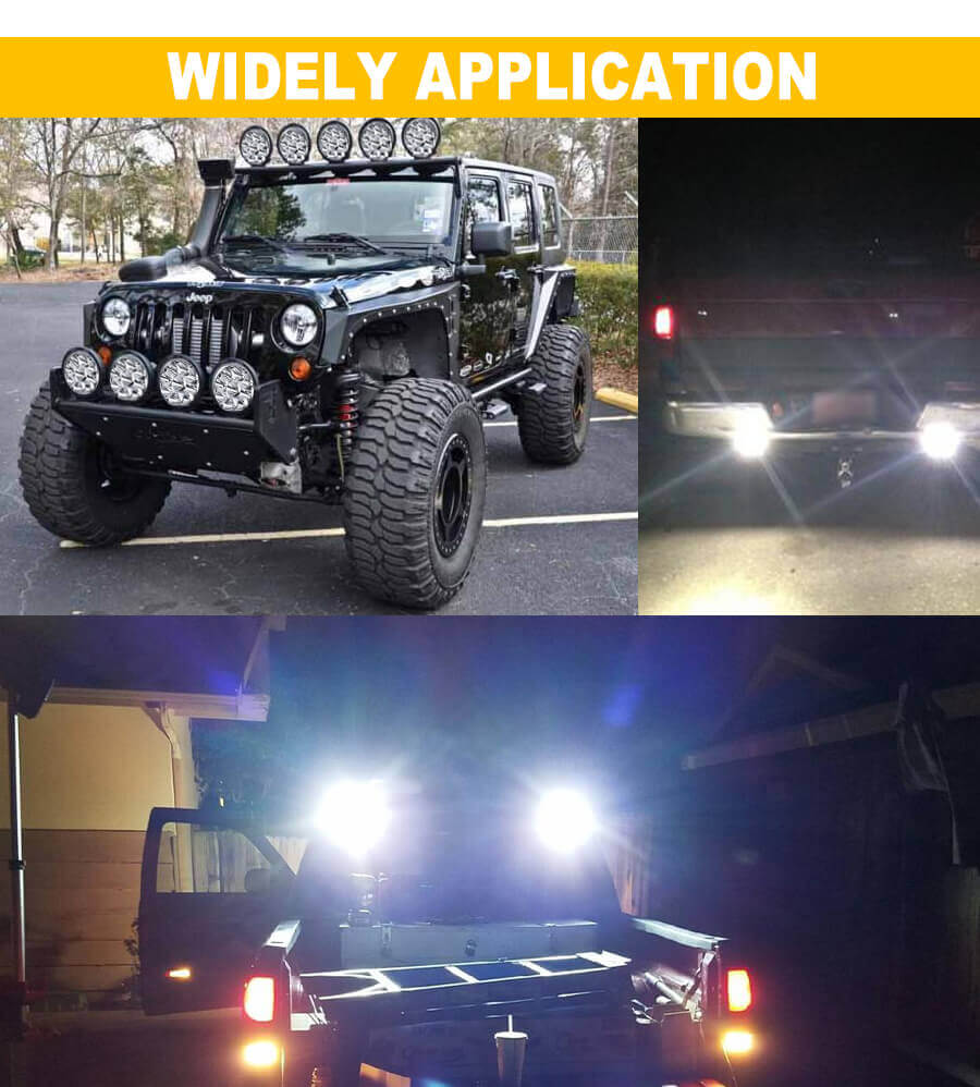 Luces de conducci&oacute;n LED Super Power de 7 pulgadas JG-D070 Aplicaci&oacute;n