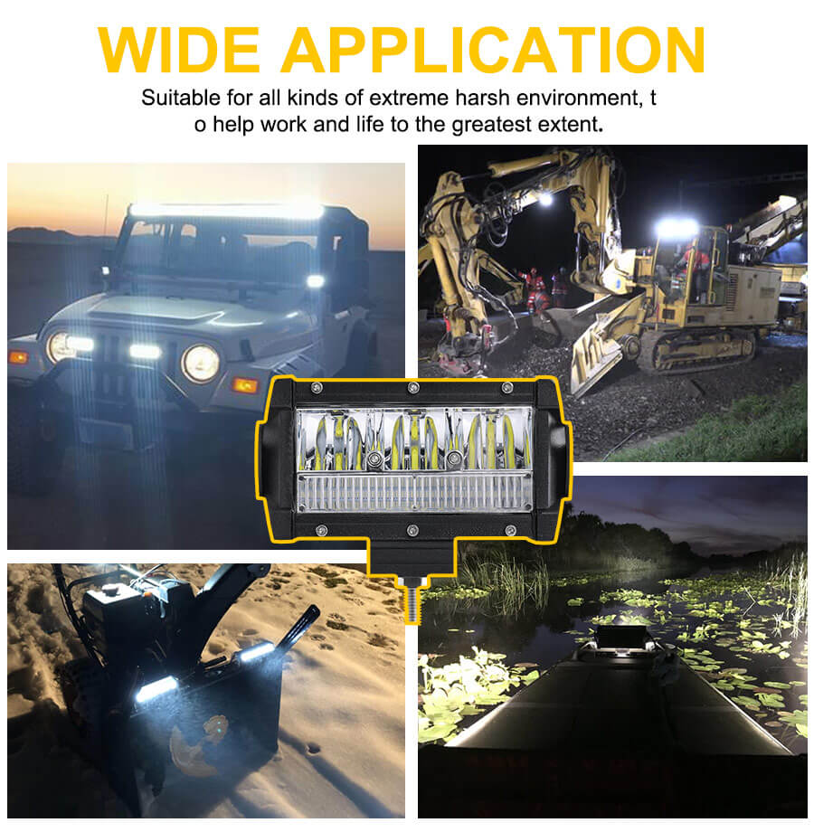 Eagle Series &reg; Barra de luz LED de 5 pulgadas JG-9628L Aplicaci&oacute;n (1)