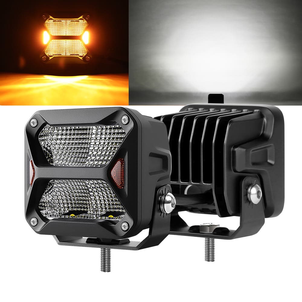 Lámpara de trabajo LED de 3 pulgadas Haz de inundación de 35 W Aprobado por ECE R10-Y995-3IN-F