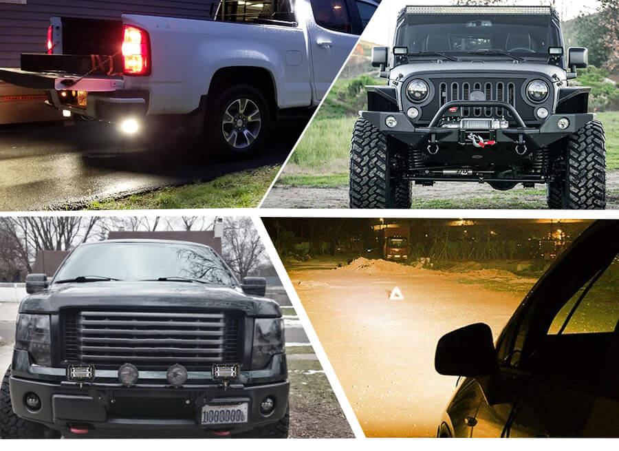 Barra de luces estrobosc&oacute;picas de 5 pulgadas Bar JG-9628BS Aplicaci&oacute;n