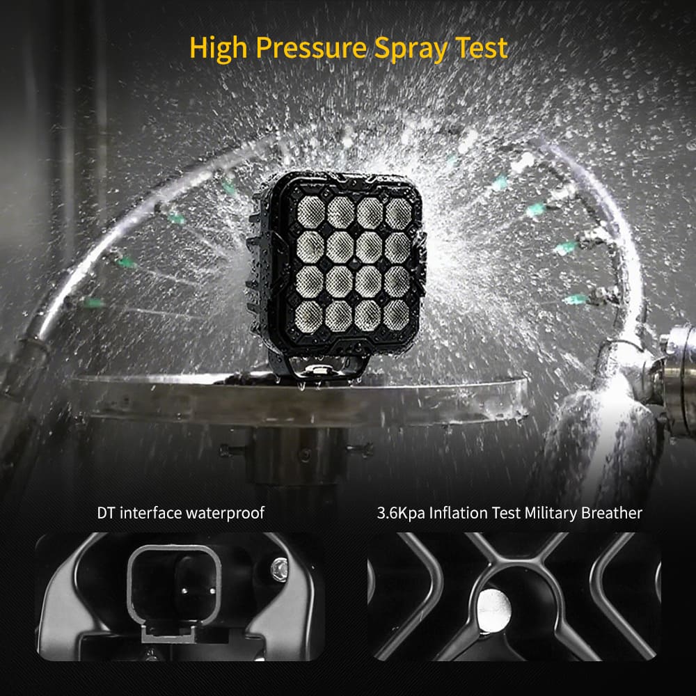 Luz de trabajo LED cuadrada de 45 W para tractores-NC-63