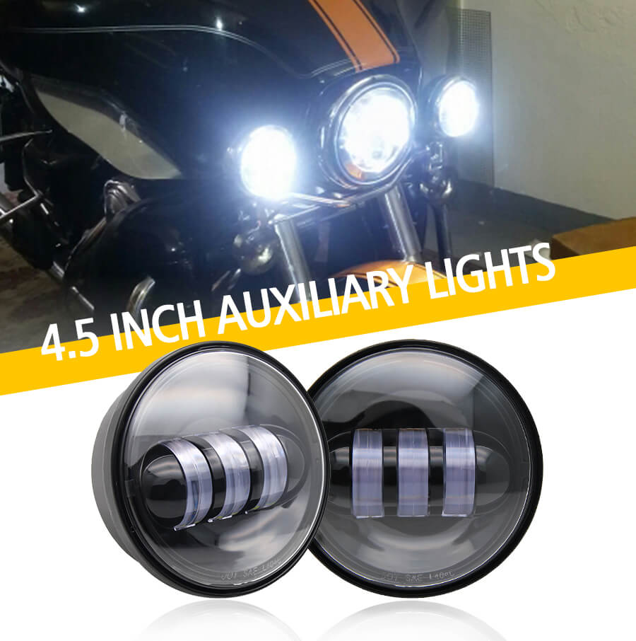 Luces antiniebla LED de 4.5 pulgadas 30W para Harley Motorcycle JG-W002 Detalles
