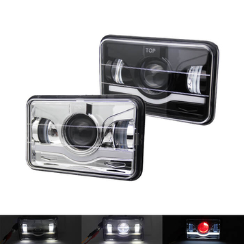 Proveedor de faros LED cuadrados 4x6 JG-T001N