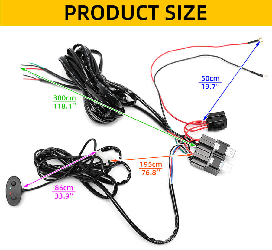 Controlador Parpadeante Cableado Arn&eacute;s JG-XZ-PT Tama&ntilde;o