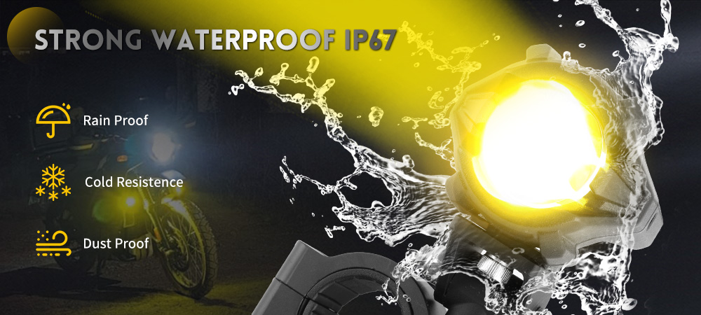 3 luces fuera de camino