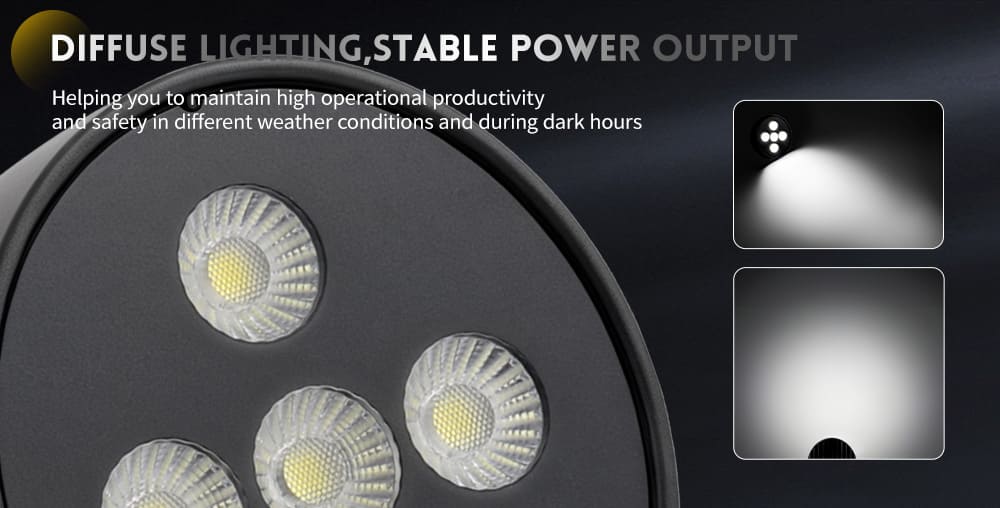 Iluminaci&oacute;n de camiones de construcci&oacute;n