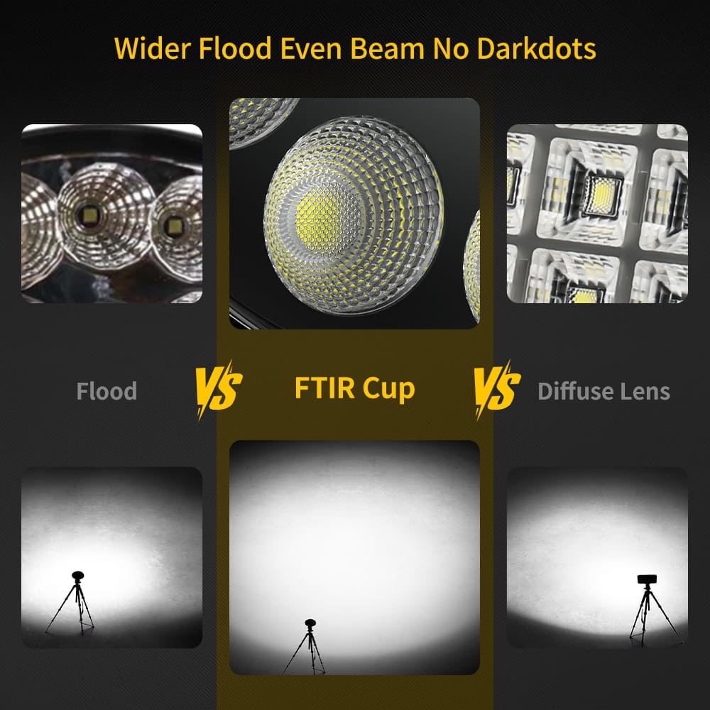 Luces de trabajo LED ovales de 5.5 pulgadas 27W para tractores-970-zh-8