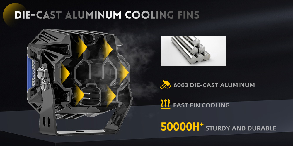 Luces de vaina cuadradas 9