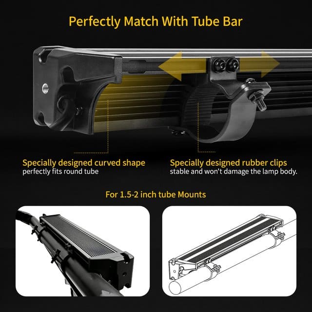 Barra de luces LED RGB Chasing de 32 pulgadas para camiones-96312R