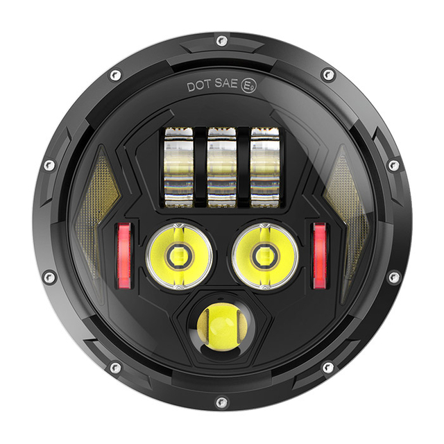 Flólico de motocicleta de 7 pulgadas con DRL JG-J005V