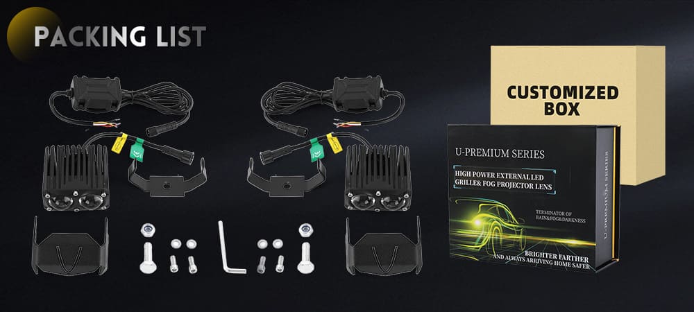 luces de accesorios de motocicleta