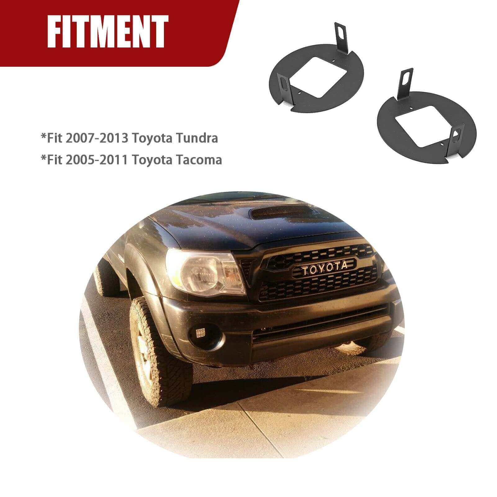 Soporte de montaje de reemplazo de luz Toyota Fog JG-FT-002 Aplicaci&oacute;n