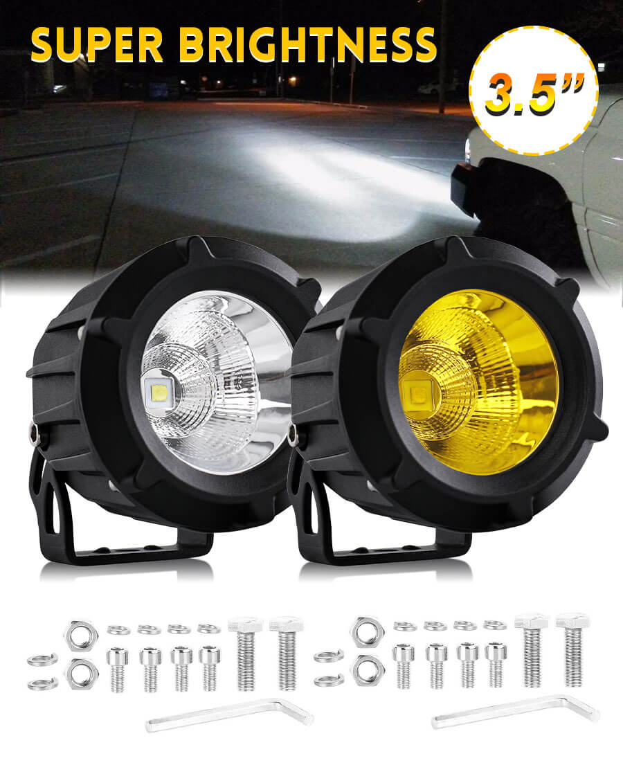 Detalles de conducci&oacute;n LED de doble colores para veh&iacute;culos JG-992M Detalles