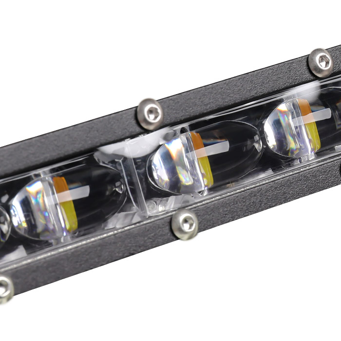 Suministro de barra de luz LED intermitente de doble color delgado JG-9610Z-BS