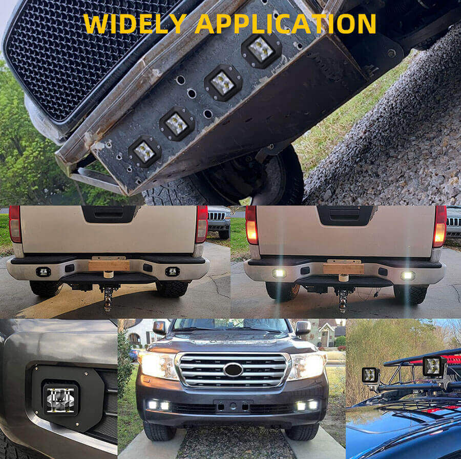 3 Inch Pod Lights Manufacturer JG-995-CF-FS application 