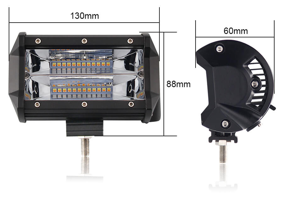 Barra de luces estrobosc&oacute;picas de 5 pulgadas Bar JG-9628BS Tama&ntilde;o (1)