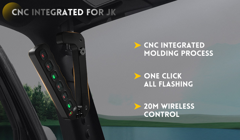 caja de panel de interruptor de coche