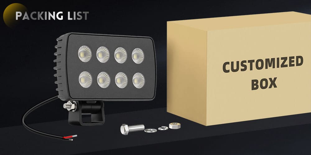 Suministro del tractor de luces LED