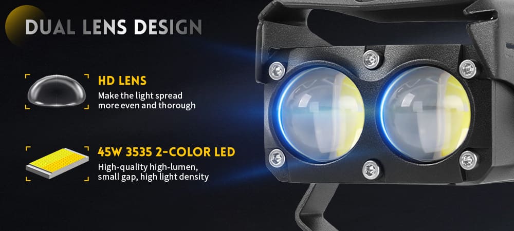 luces auxiliares de motocicleta