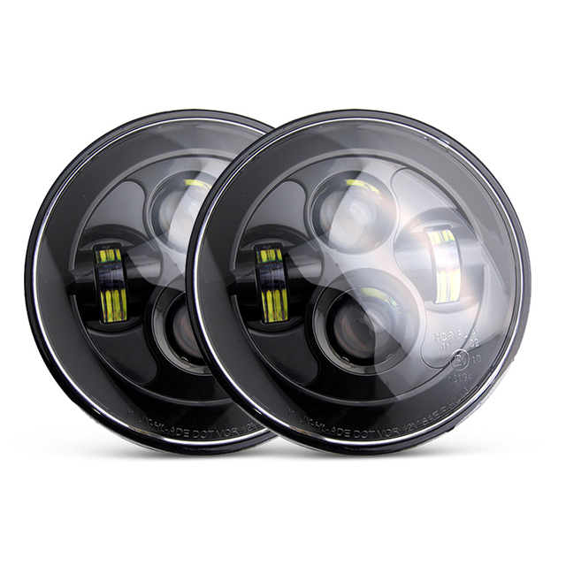 Automoción de 7 pulgadas LED faros para coches J003A